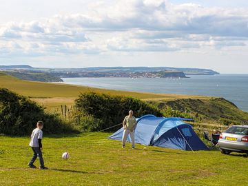 Vue sur mer depuis l'emplacement