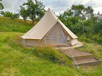 Espace pour une grande tente