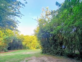 Minden parcella egyértelműen jelölve van és az erdőbe ágyazódik.