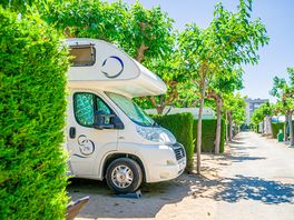 Standard pitch camping accommodation street
